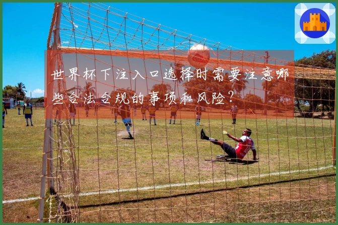 世界杯下注入口选择时需要注意哪些合法合规的事项和风险？