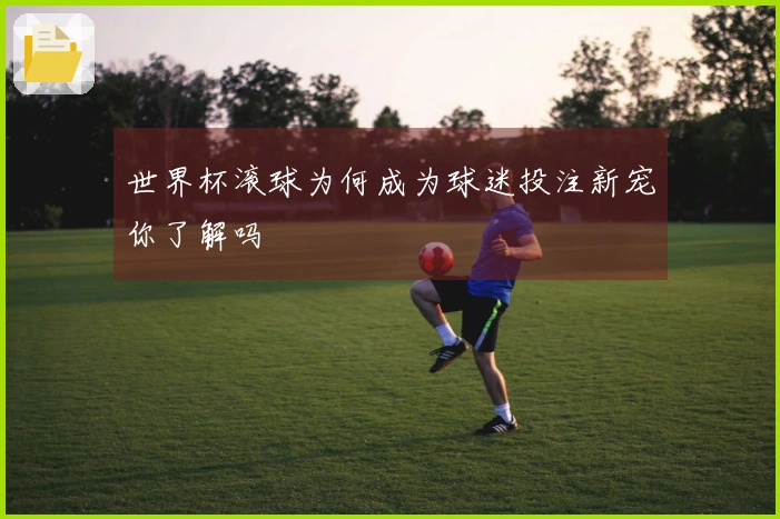 世界杯滚球为何成为球迷投注新宠你了解吗